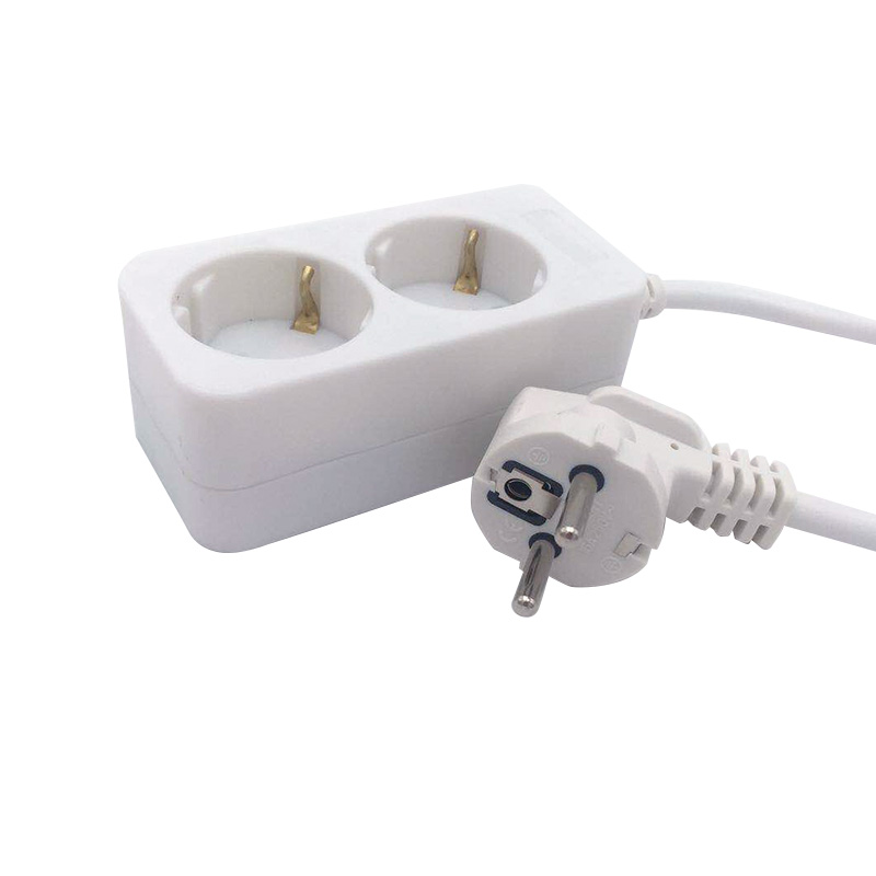 Anti-oxidation 2 outlets EU standard socket without switch