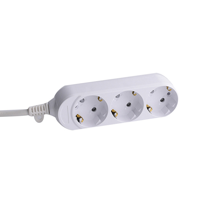 220V-250V 3 outlets EU standard socket without switch